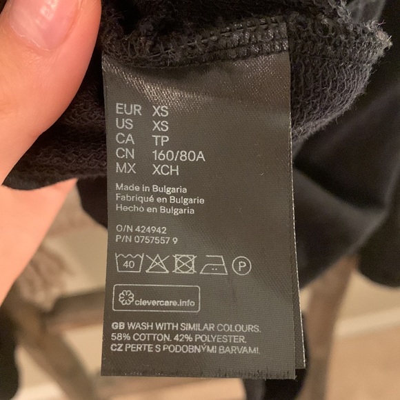 Twisted Front Crop Sweater Top Long Sleeve - Picture 7 of 8